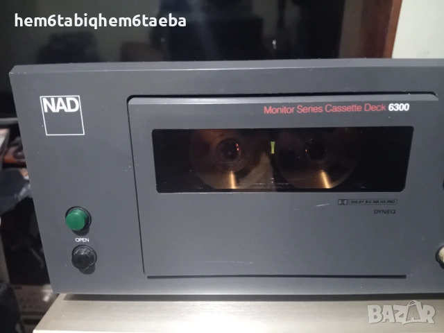 NAD 6300 Hi-End флагмански триглав дек с Dyneq и Play Trim; IR дистанционно., снимка 3 - Декове - 52679021