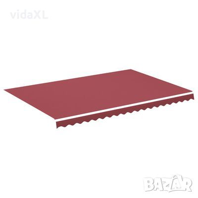 vidaXL Резервно платнище за тенти, бордо червено, 4,5х3 м*SKU:311969