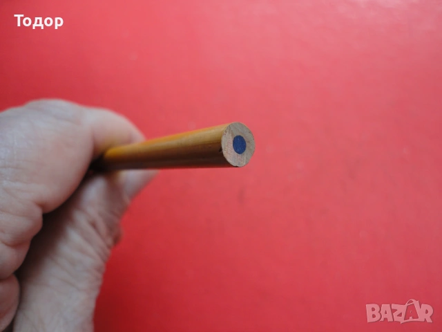 Двуцветен чехословашки химически молив , снимка 6 - Ученически пособия, канцеларски материали - 54109272