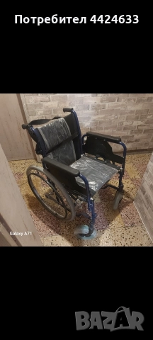Инвалидна количка за хора с наднормено тегло. 