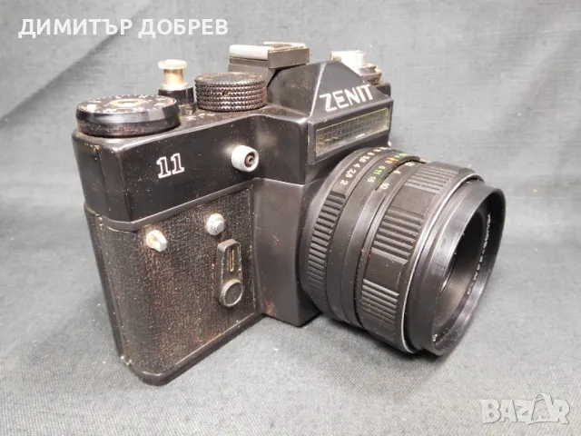 СТАР РЕТРО SLR ФОТОАПАРАТ ЗЕНИТ ZENIT 11 С ОБЕКТИВ HELIOS 44M-4, снимка 4 - Фотоапарати - 49371445