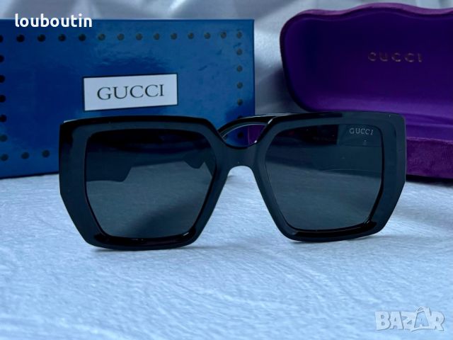 Gucci 2024 дамски слънчеви очила GG0956, снимка 9 - Слънчеви и диоптрични очила - 45446091