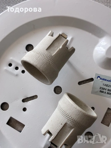 Плафониера 30 см., снимка 2 - Лампи за таван - 53732885