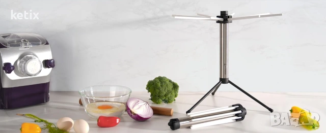 Сгъваема стойка за сушене на паста, снимка 4 - Аксесоари за кухня - 53532841