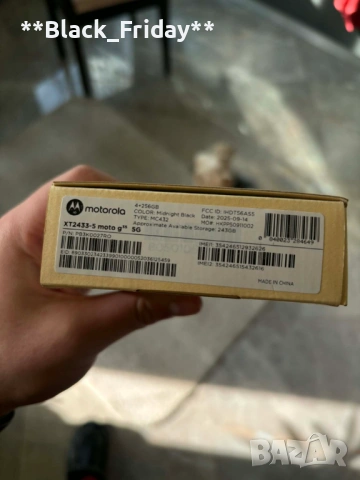 Motorola Moto G35 5G – НОВ, 4GB / 256GB, Midnight Black, снимка 2 - Motorola - 53922736