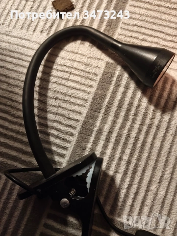 Лампа щипка ИКЕА , снимка 3 - Настолни лампи - 53541223