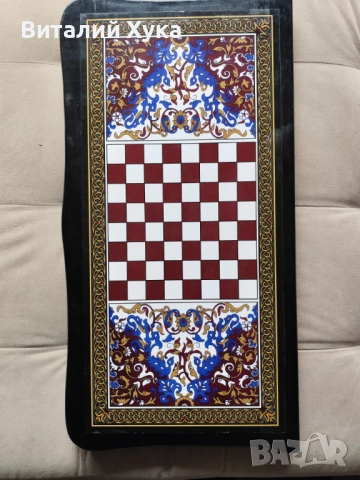 Табла – премиум версия, 65 см на 33 см,, снимка 2 - Шах и табла - 52772431