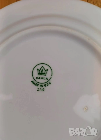 Десертни порцеланови чинии - Kahla, Германия, снимка 4 - Чинии - 53434391
