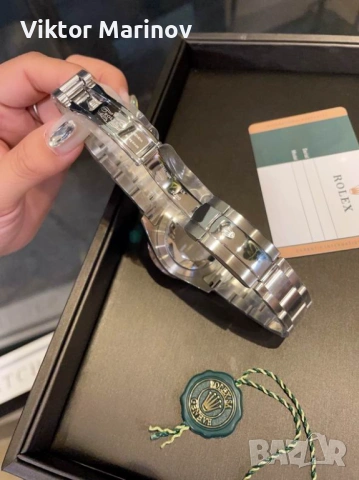 Rolex Daytona Style – Дамски часовник, Висок клас реплика, Диамантен безел, снимка 6 - Луксозни - 53890832