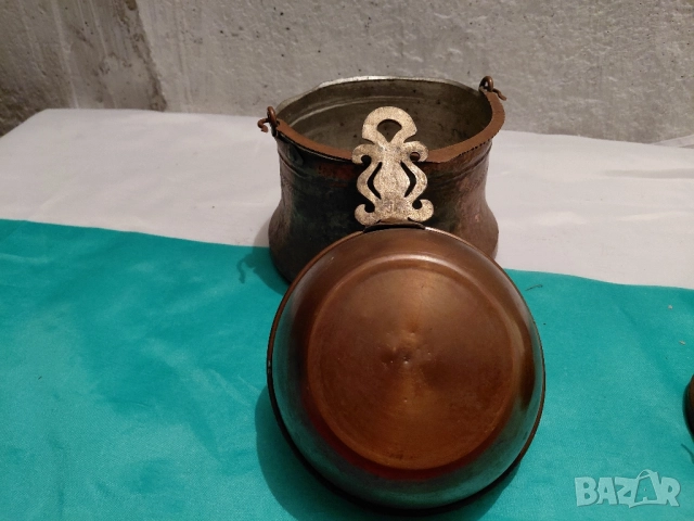 Стара медна посуда., снимка 5 - Други ценни предмети - 48933504