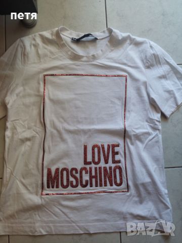 Дамска тениска love moschino, снимка 1 - Тениски - 46548186