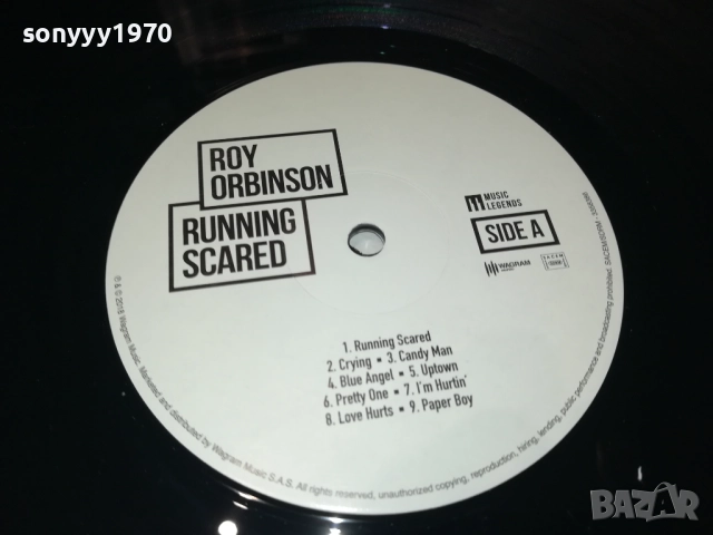 ROY ORBISON-ВНОС АНГЛИЯ 1410251907, снимка 8 - Грамофонни плочи - 52055157