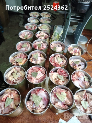 Консерви 1 литър кокоши и петли., снимка 5 - Домашни продукти - 53335159