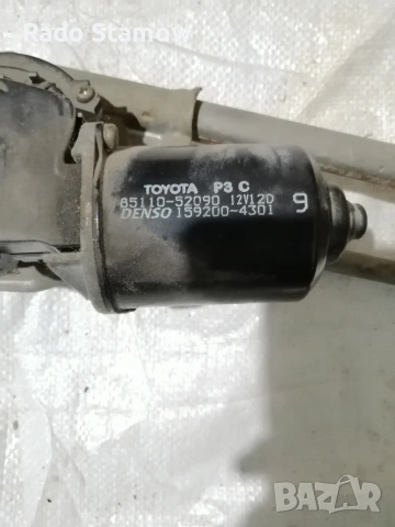Механизъм с моторче за предни чистачки за toyota yaris/yaris verso 1999 - 2005, снимка 3 - Части - 53846050