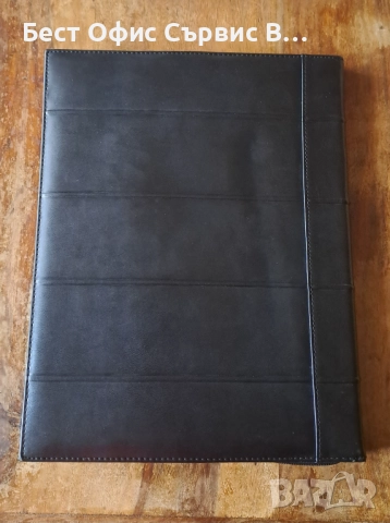 папка за документи с цип луксозна кожена черна Марксман Marksman А4, снимка 10 - Ученически пособия, канцеларски материали - 52542377
