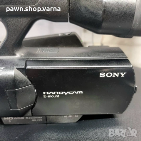Видеокамера Sony NEX-VG10E с обектив, снимка 5 - Камери - 53354123