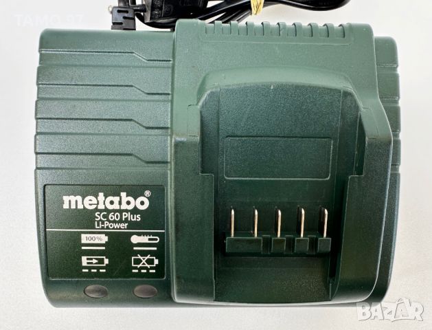 Metabo SC 60 Plus & Metabo 18V 2.0Ah - Зарядно и акумулаторна батерия, снимка 5 - Други инструменти - 45779707