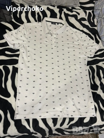 Тениска със яка CROPP