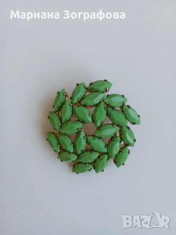 Кристални шатони Оптима - Чешки, - Старинни сребърни Бижута, - Колиета, гердани, пръстени, брошки, снимка 13 - Колекции - 47713943