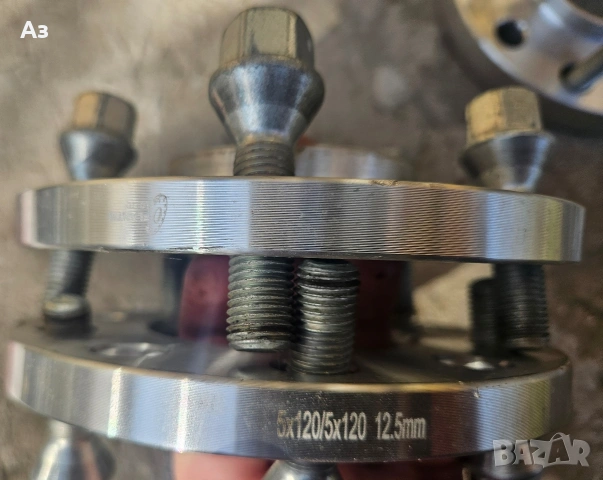фланци 5x120 BMW 2x20mm. 2x12.5mm., снимка 3 - Части - 53786742