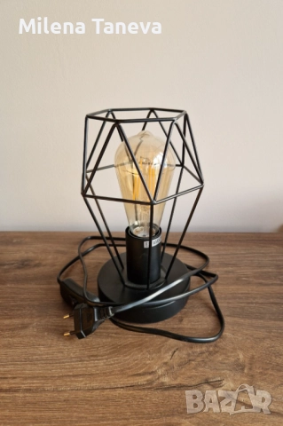 Полилей с 2 настолни лампи, снимка 3 - Полилеи - 52687940