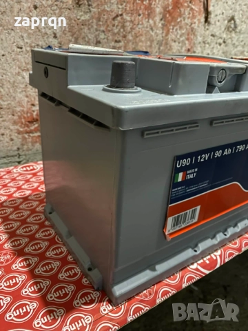 Почти нов акумулатор 90 ам/ч 790 А с гаранция, снимка 4 - Части - 52517329