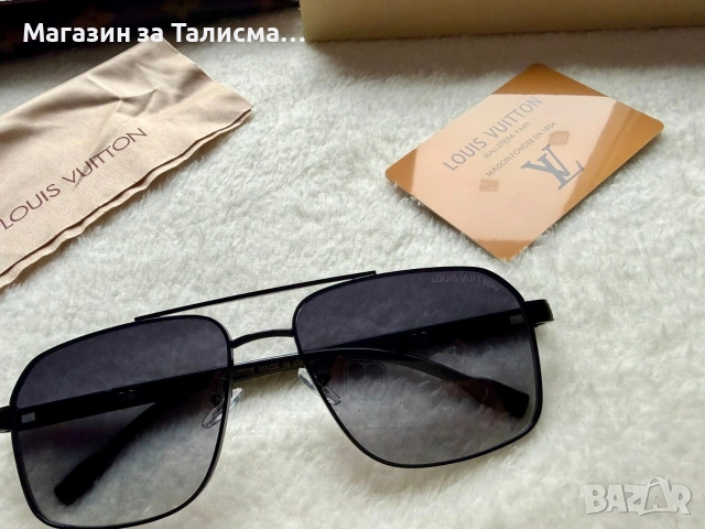 Слънчеви очила Louis Vuitton с кутия и аксесоари, снимка 3 - Слънчеви и диоптрични очила - 53570459
