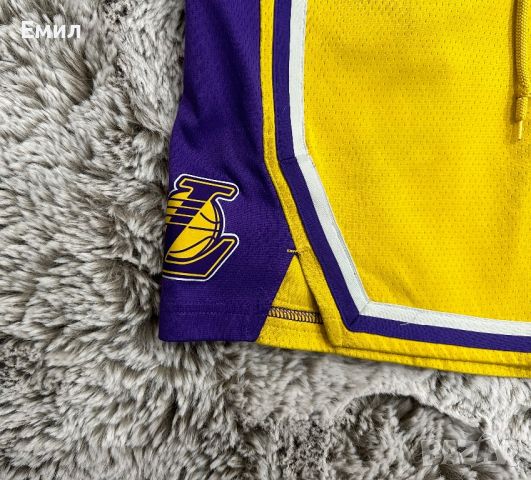 Мъжки шорти Nike x LA Lakers, Размер М, снимка 4 - Къси панталони - 46367180