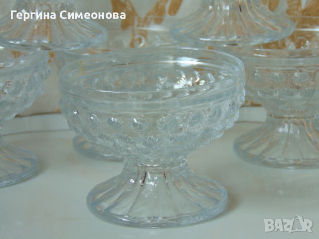 Стъклени чаши за сладолед, мелба или др., снимка 2 - Чаши - 45146877