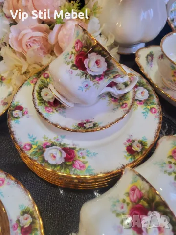 Сервиз за кафе Royal Albert, Celebration , снимка 8 - Сервизи - 48769479