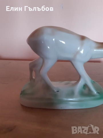 Порцеланова статуетка на сърничка ретро, Бг производство, снимка 11 - Антикварни и старинни предмети - 51963511