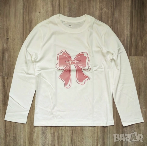 Комплект 3 памучни детско юношески блузи ръст 160, снимка 2 - Детски Блузи и туники - 52246572