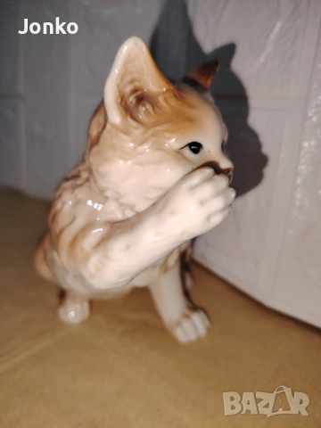 Статуетка котка , снимка 2 - Статуетки - 53485478