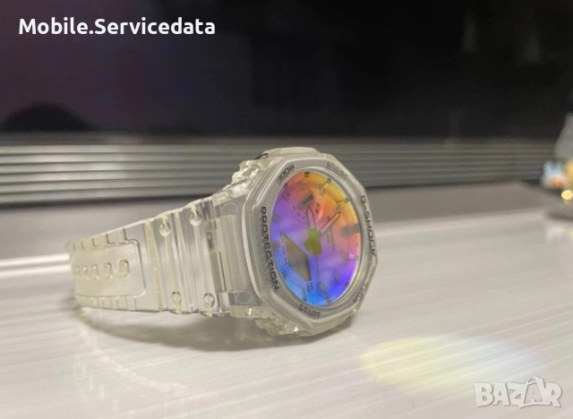 Casio G-Shock GA-2100 – като нов, с кутия и документ, снимка 3 - Мъжки - 52469236