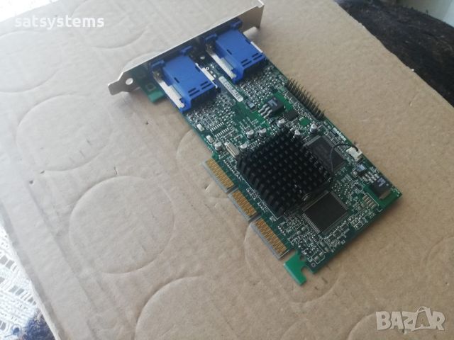 Видео карта Matrox MGI G45+MDHA16D 971-0301 REV:A DUAL VGA 16MB AGP, снимка 4 - Видеокарти - 46229240