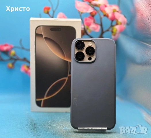 ГАРАНЦИОНЕН!!! Apple iPhone 16 Pro Max, 256GB, 5G, Desert Titanium, снимка 5 - Apple iPhone - 53449263
