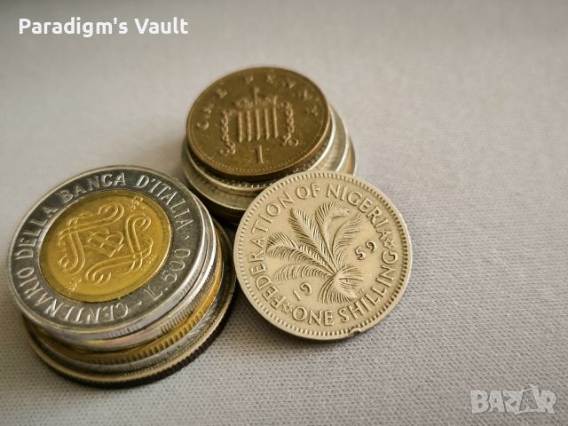 Монета - Нигерия - 1 шилинг | 1959г., снимка 1 - Нумизматика и бонистика - 45158278