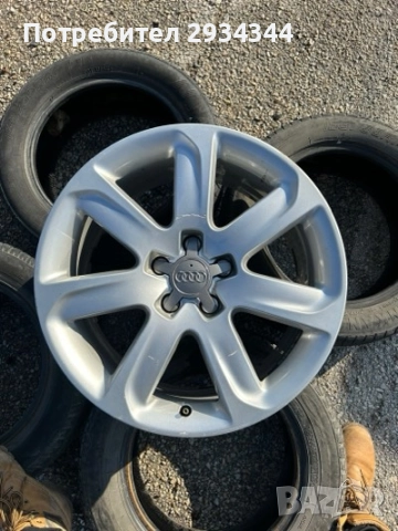 ПРОДАВАМ ОРИГИНАЛНИ ДЖАНТИ AUDI 18'', снимка 2 - Гуми и джанти - 52112992