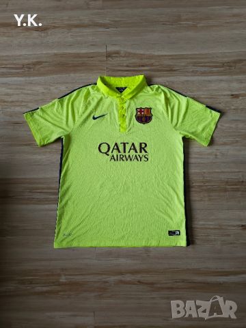 Оригинална мъжка тениска Nike Dri-Fit x F.C. Barcelona / Season 14-15 (Third), снимка 1 - Тениски - 45335377