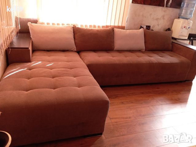 Ъглов диван с функция сън