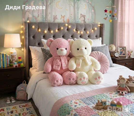 Голямо плюшено мече, снимка 9 - Плюшени играчки - 54100836