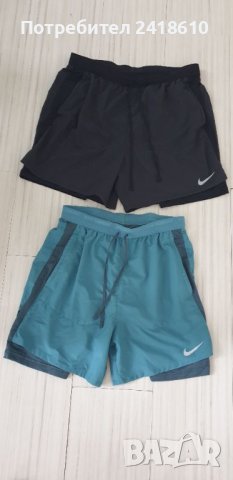 Nike Flex Stride Running 7 2 in 1 Stretch Mens Size S и  L НОВО! 2бр. ОРИГИНАЛ! Мъжки Къси Панталони, снимка 10 - Къси панталони - 46366856