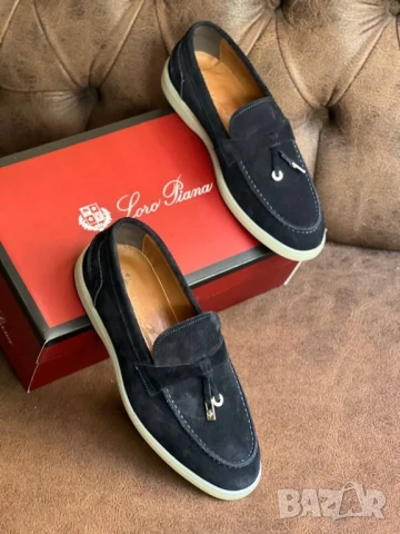 мокасини от естествен велур loro piana , снимка 6 - Мокасини - 51089465