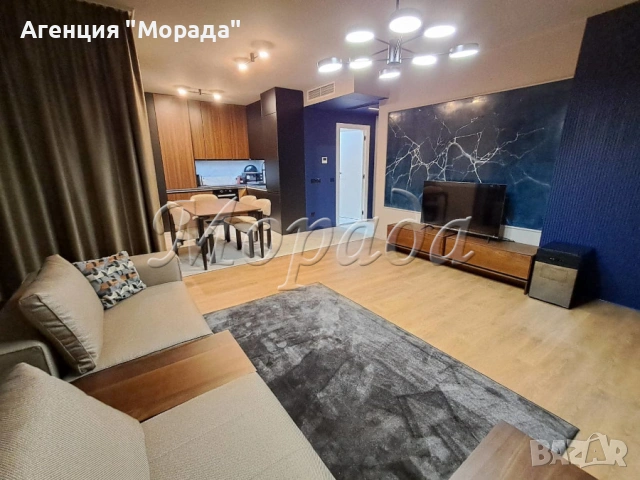 Дизайнерски чисто нов тристаен в затворен комплекс с басейн