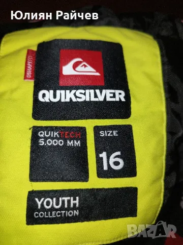 Ски / Сноуборд панталон QuikSilver  р. 16 (M/L), снимка 7 - Зимни спортове - 48032222