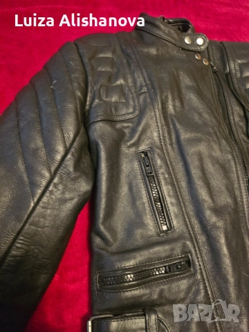 Мъжко кожено яке за мотор 