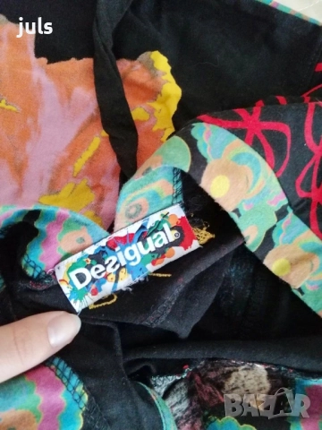 Desigual и др. Дамски топ / потник с щампа, снимка 3 - Корсети, бюстиета, топове - 11388589