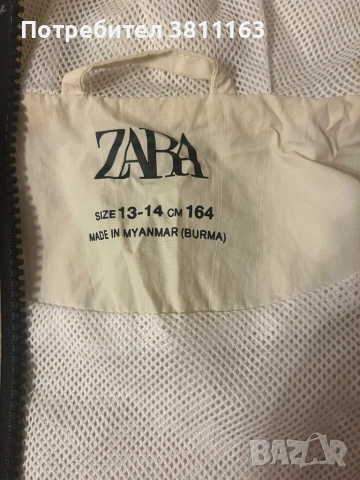 Дъждобран Zara, за 13-14-годишни, 164см, лек, ефирен, снимка 3 - Шлифери - 53852528
