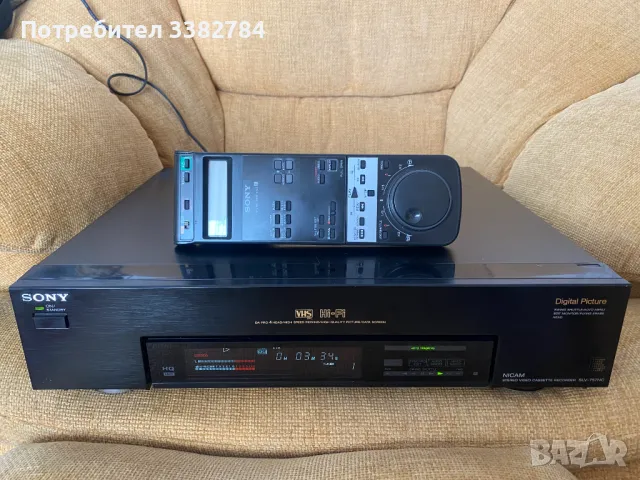 Видео SONY SLV-757NC Hi-Fi stereo VHS, снимка 1 - Плейъри, домашно кино, прожектори - 48529887