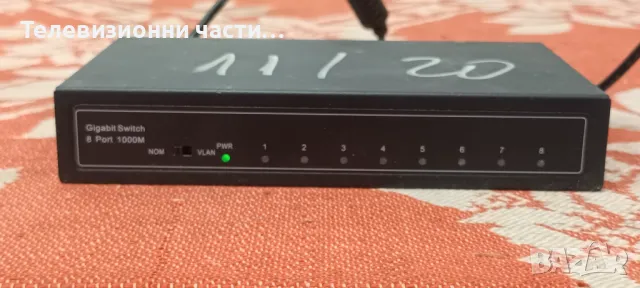 8 Port Gigabit Switch 1000M DC5V-15V , снимка 3 - Суичове - 49857793
